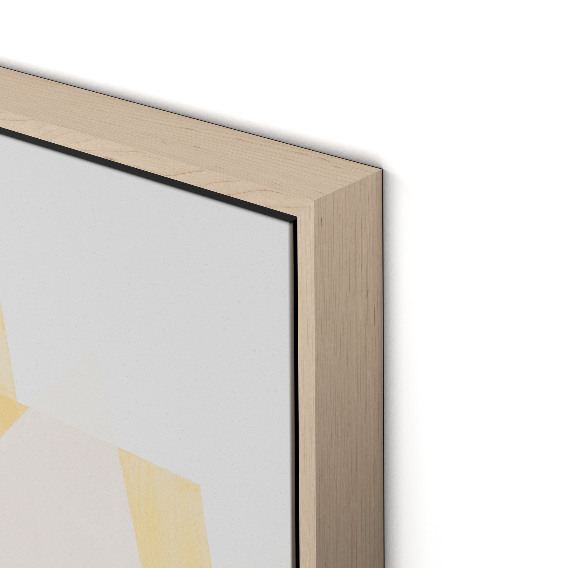 From Light to Light Canvas Floater Framed / 24 x 32 in / Natural Maple