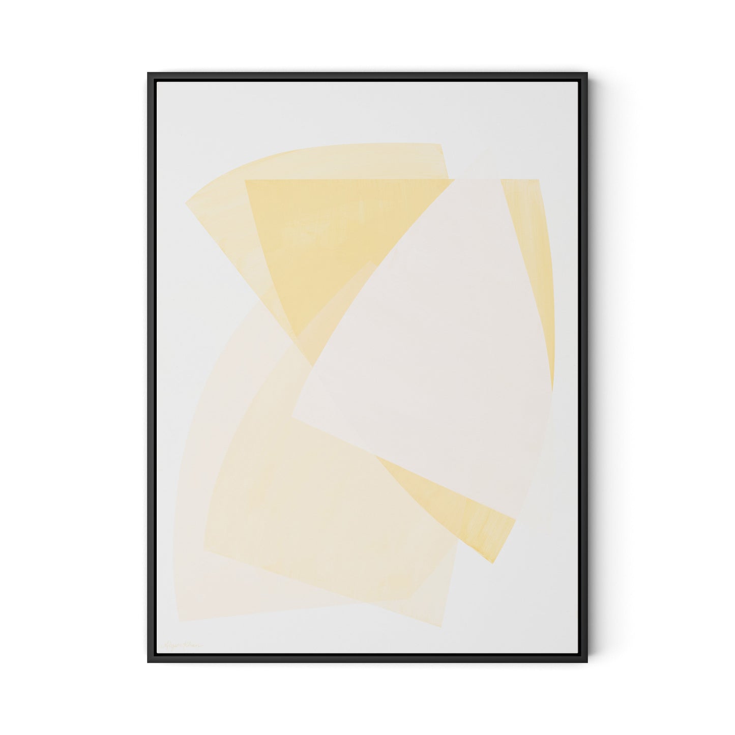 From Light to Light Canvas Floater Framed / 24 x 32 in / Black