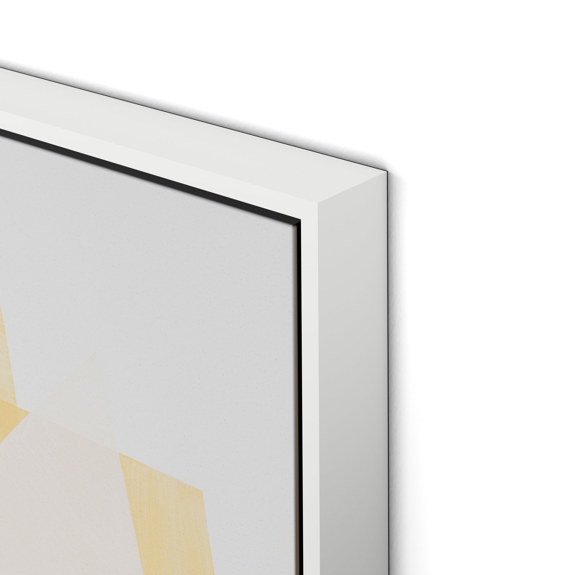 From Light to Light Canvas Floater Framed / 24 x 32 in / White