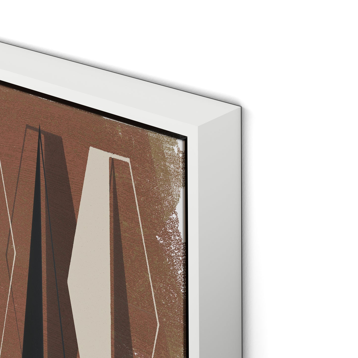 Ample Protection Canvas Floater Framed / 24 x 32 in / White