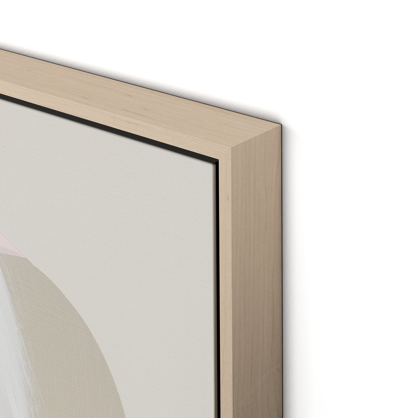 A Small Doorway Canvas Floater Framed / 24 x 32 in / Natural Maple