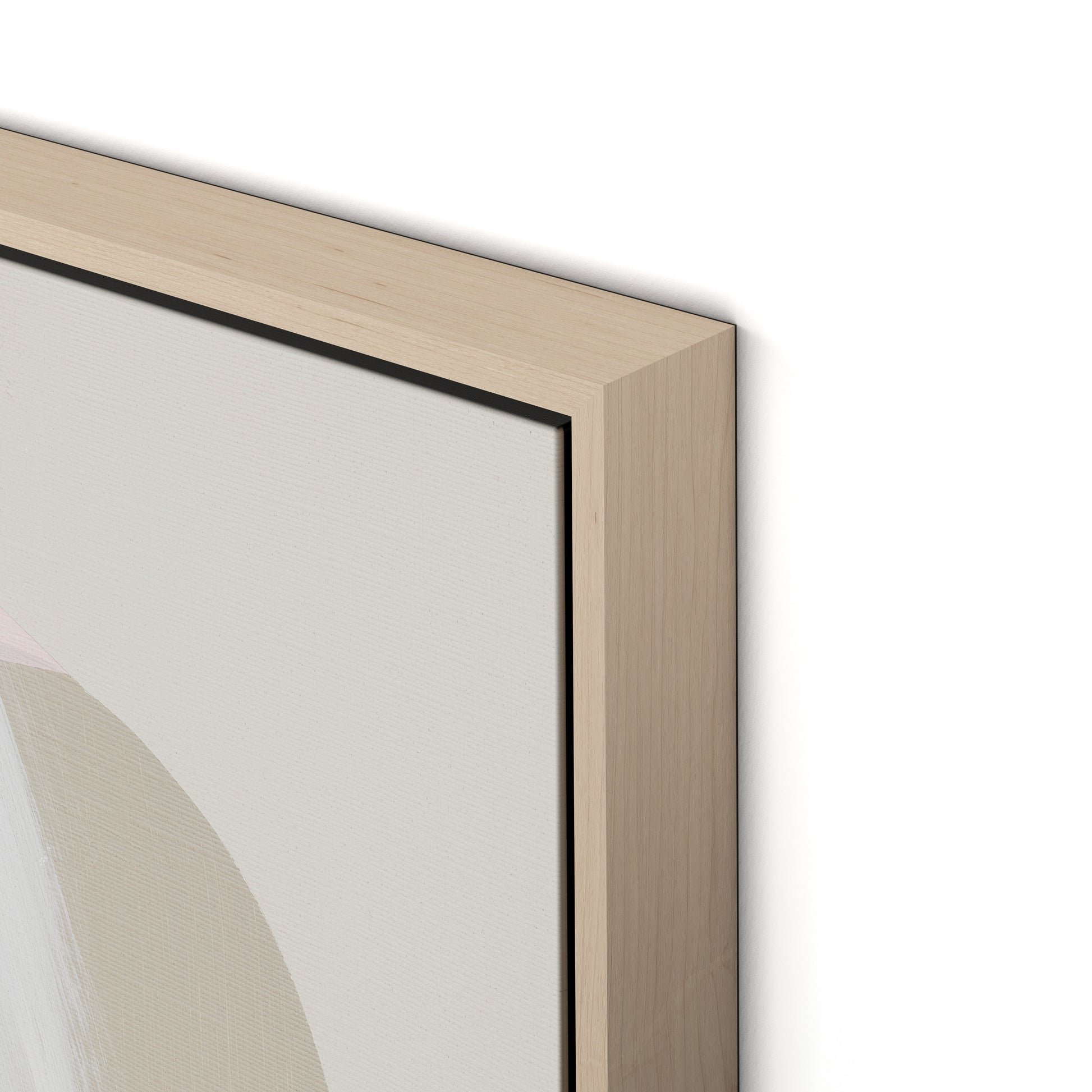 A Small Doorway Canvas Floater Framed / 24 x 32 in / Natural Maple