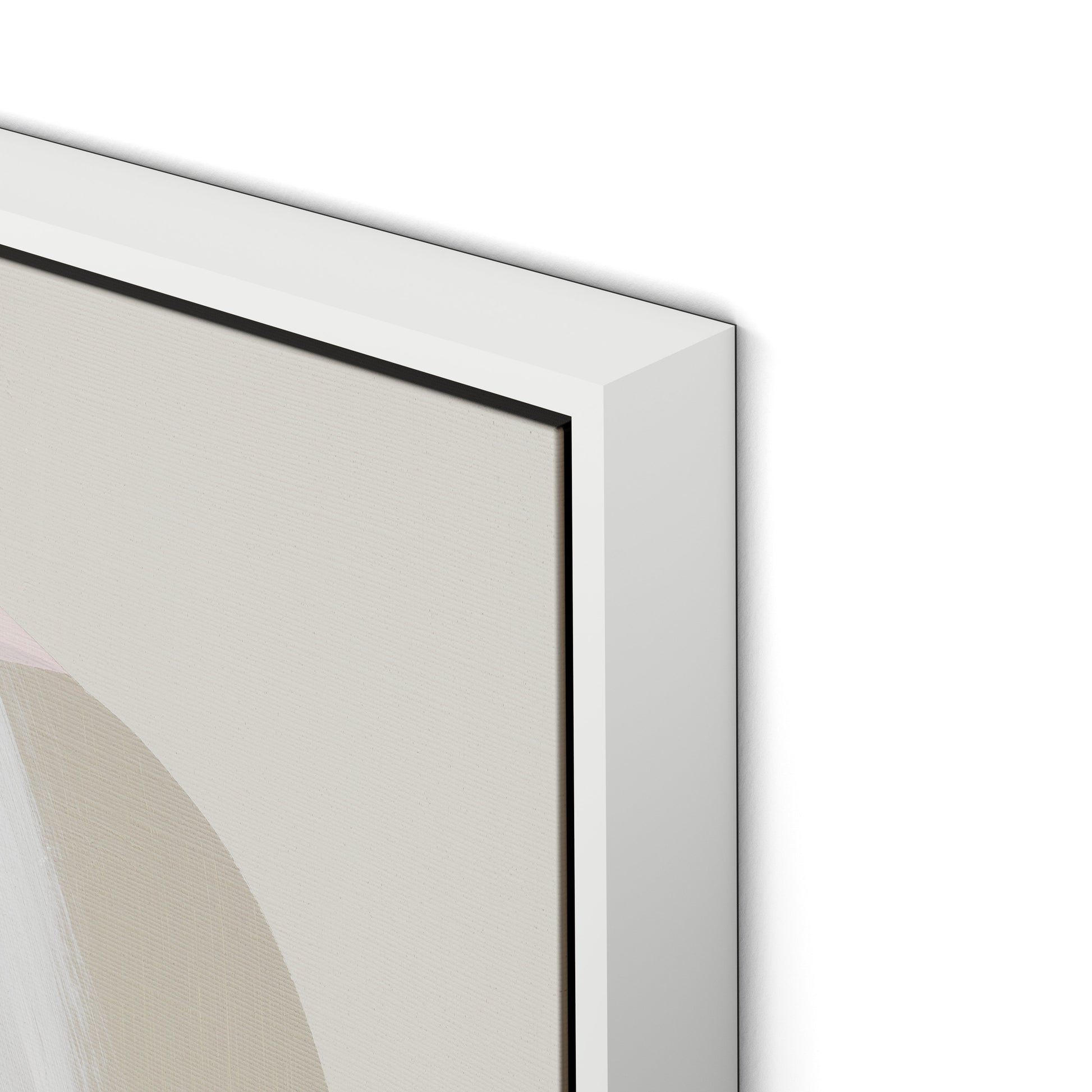 A Small Doorway Canvas Floater Framed / 24 x 32 in / White