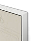 Indirect Canvas Floater Framed / 26 x 32 in / White
