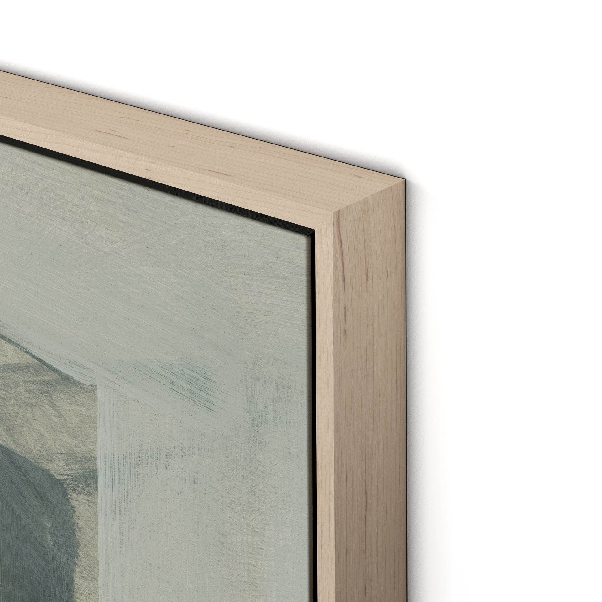 Moment Canvas Floater Framed / 28 x 32 in / Natural Maple