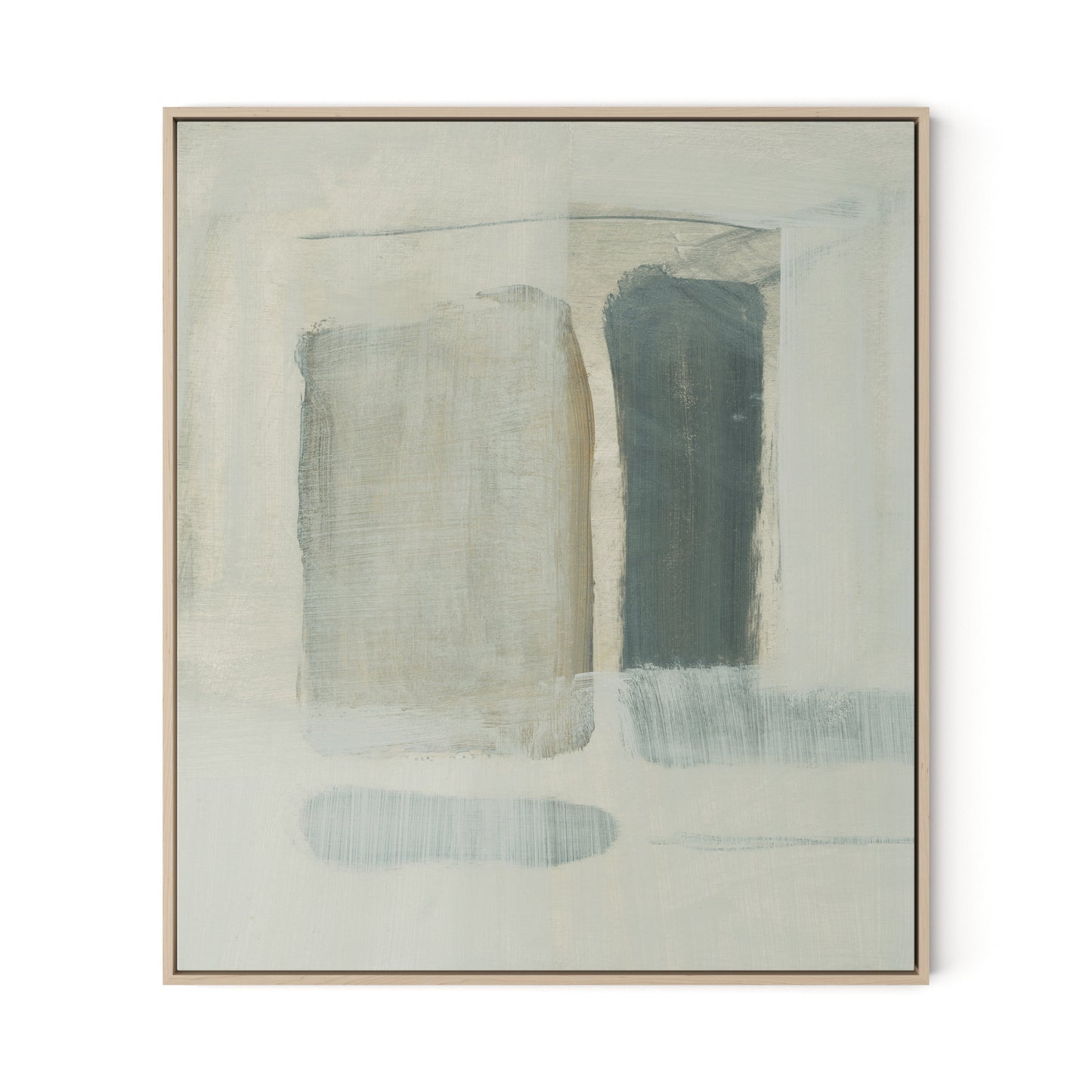 Moment Canvas Floater Framed / 28 x 32 in / Natural Maple