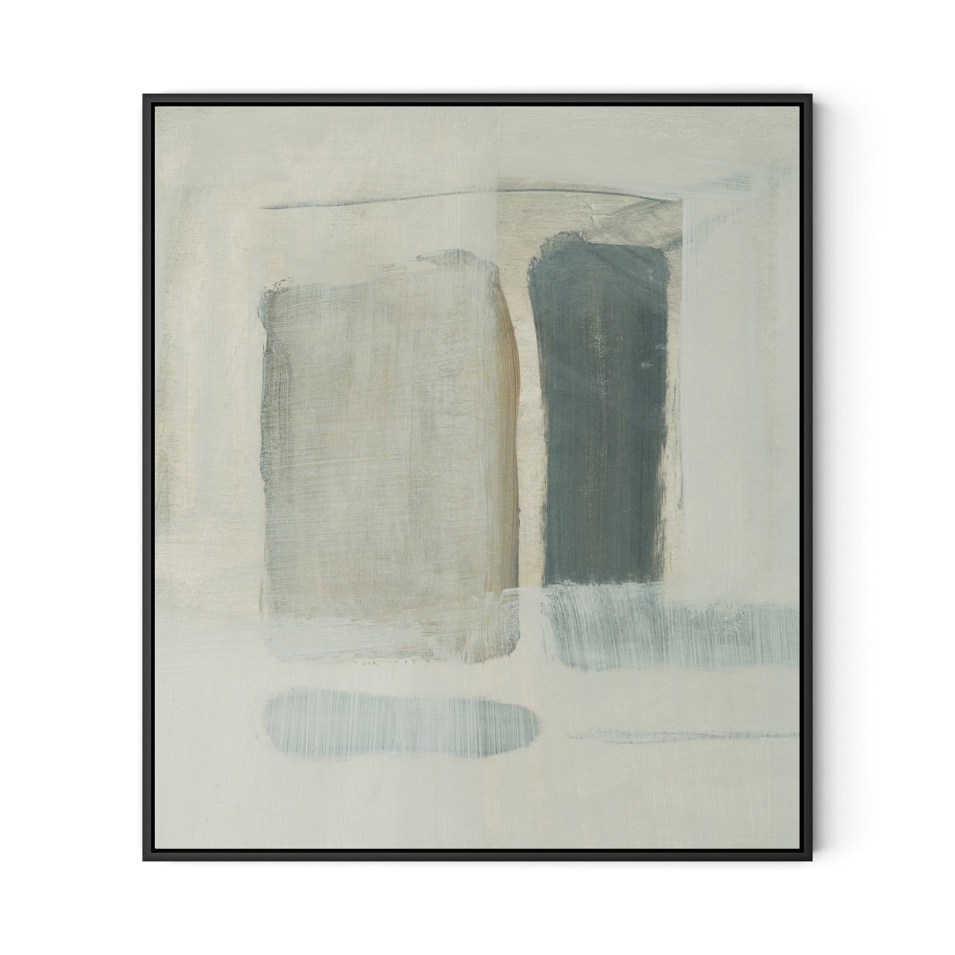 Moment Canvas Floater Framed / 28 x 32 in / Black