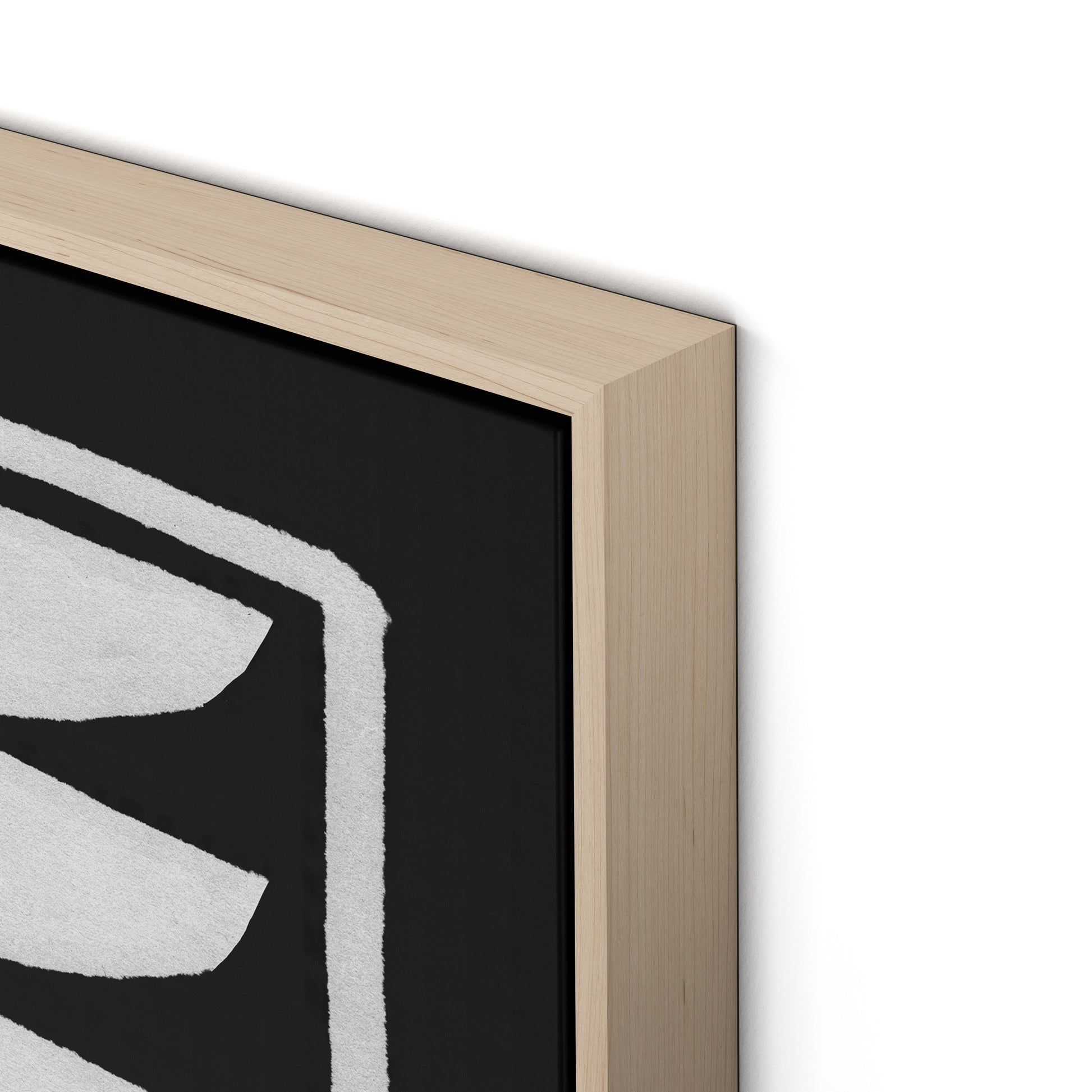 Treasury Canvas Floater Framed / 24 x 32 in / Natural Maple