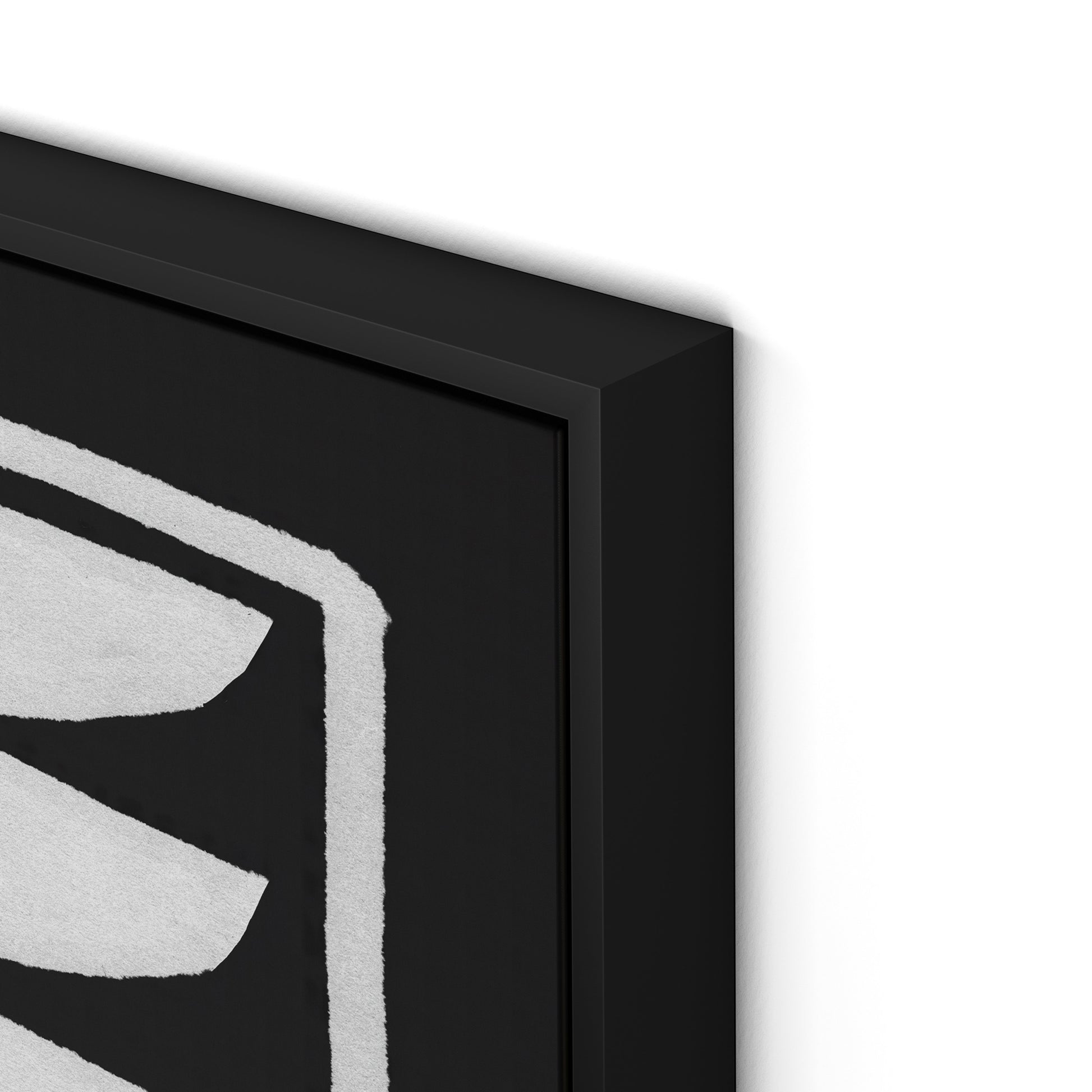 Treasury Canvas Floater Framed / 24 x 32 in / Black