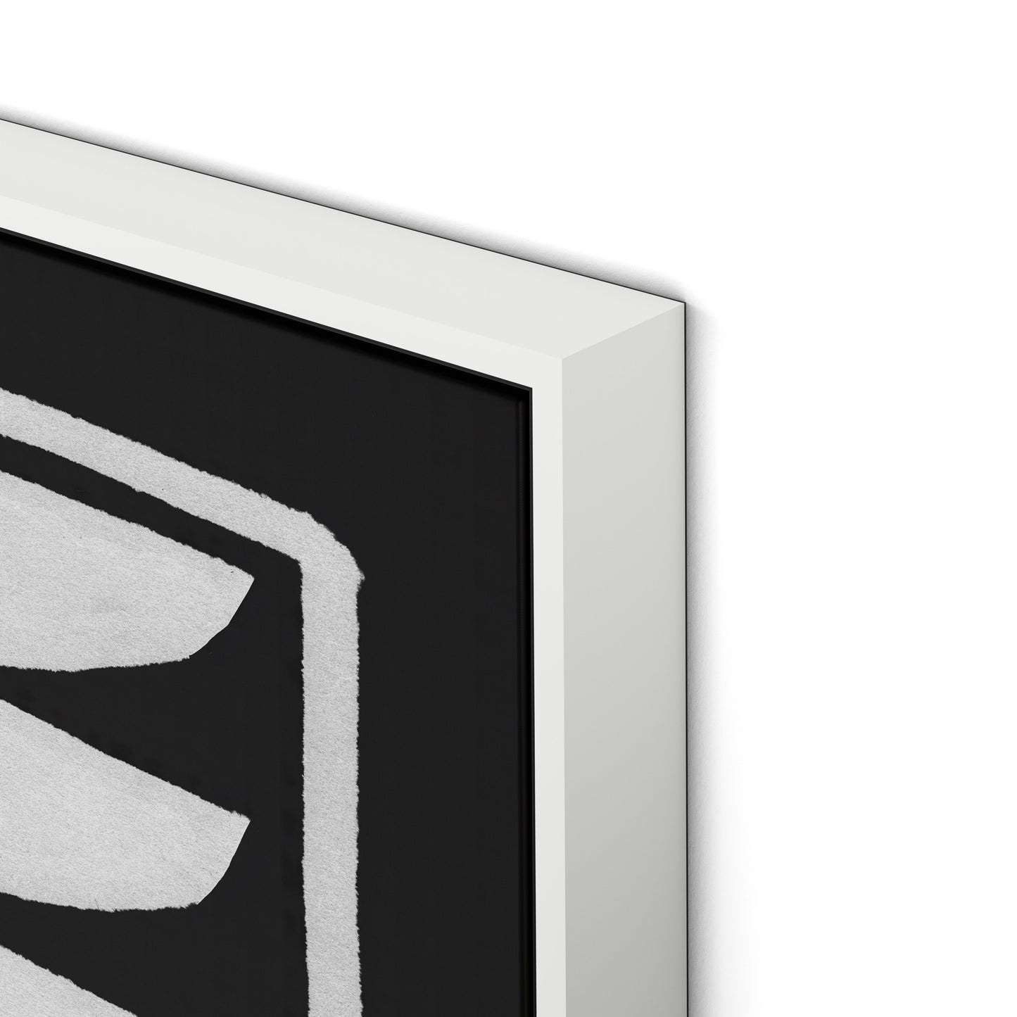 Treasury Canvas Floater Framed / 24 x 32 in / White