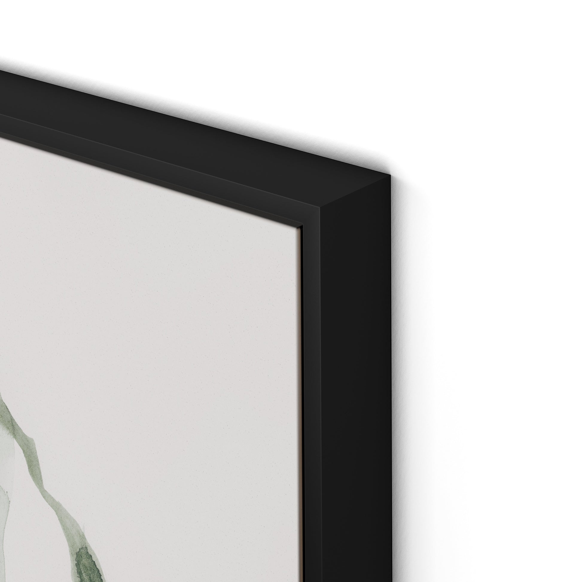Alga 1 - Kelp Canvas Floater Framed / 24 x 32 in / Black
