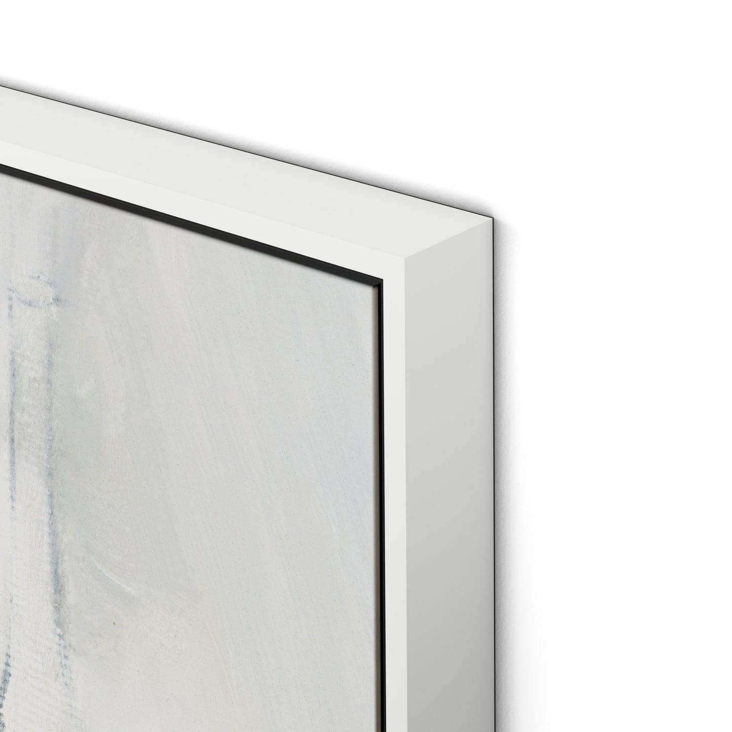 Late Lunch Canvas Floater Framed / 24 x 32 in / White