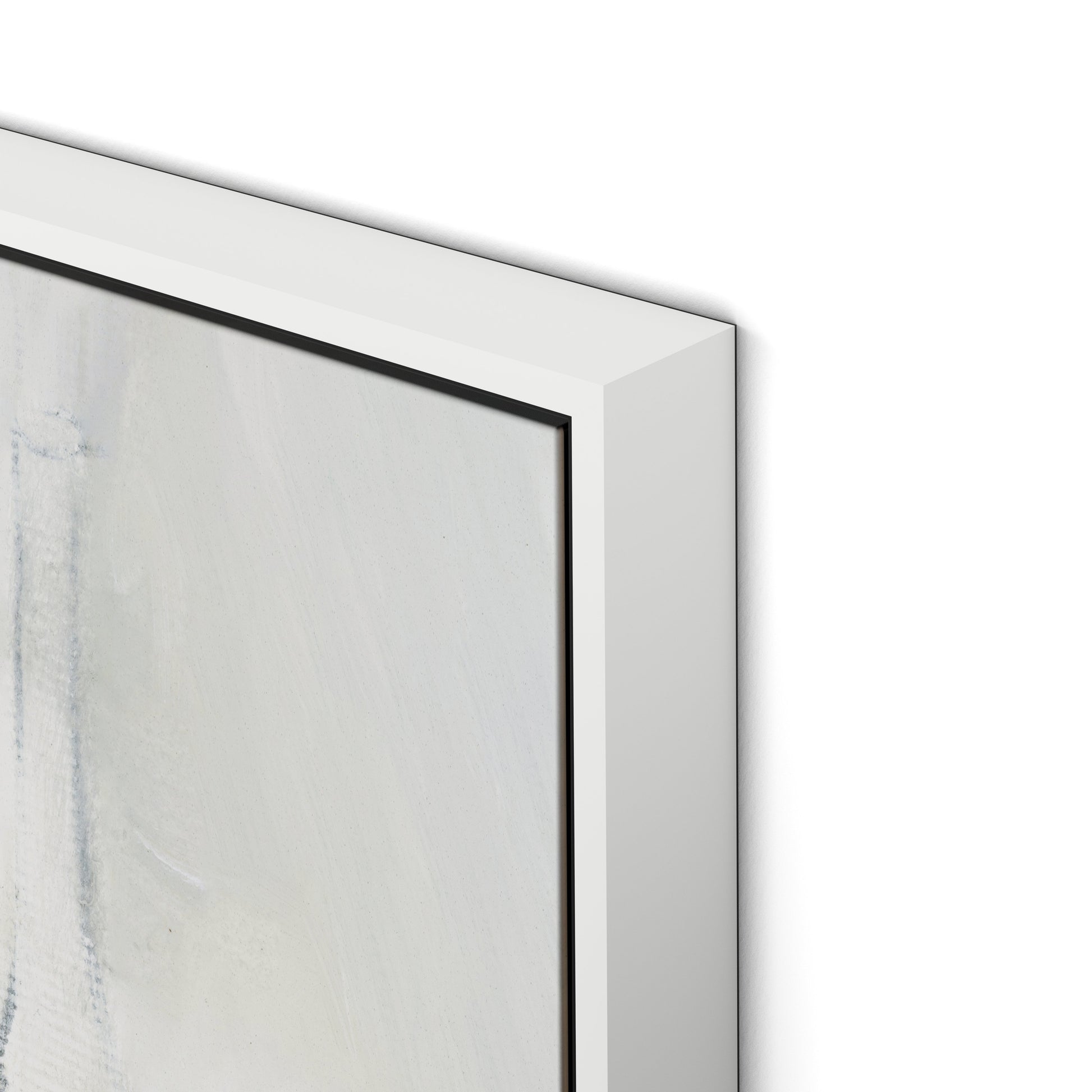 Late Lunch Canvas Floater Framed / 24 x 32 in / White