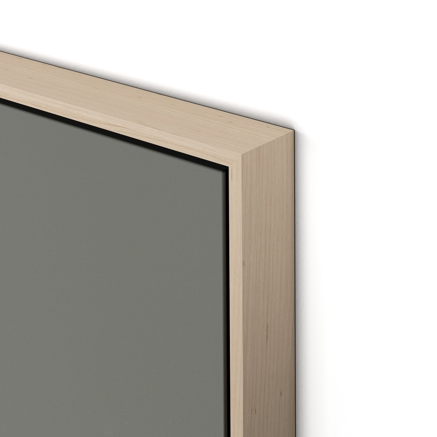 Blackwood Sapling - Muddled Canvas Floater Framed / 24 x 32 in / Natural Maple