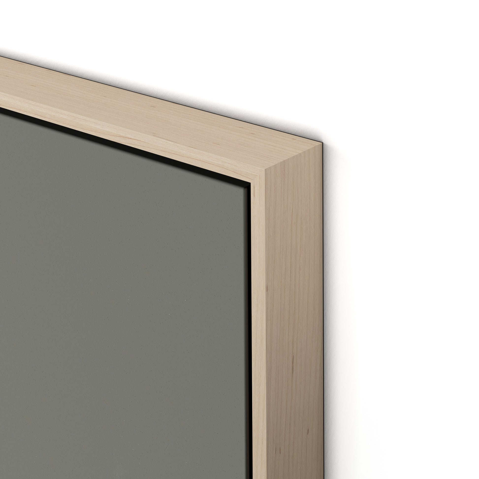 Blackwood Sapling - Muddled Canvas Floater Framed / 24 x 32 in / Natural Maple