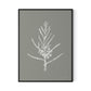 Blackwood Sapling - Muddled Canvas Floater Framed / 24 x 32 in / Black