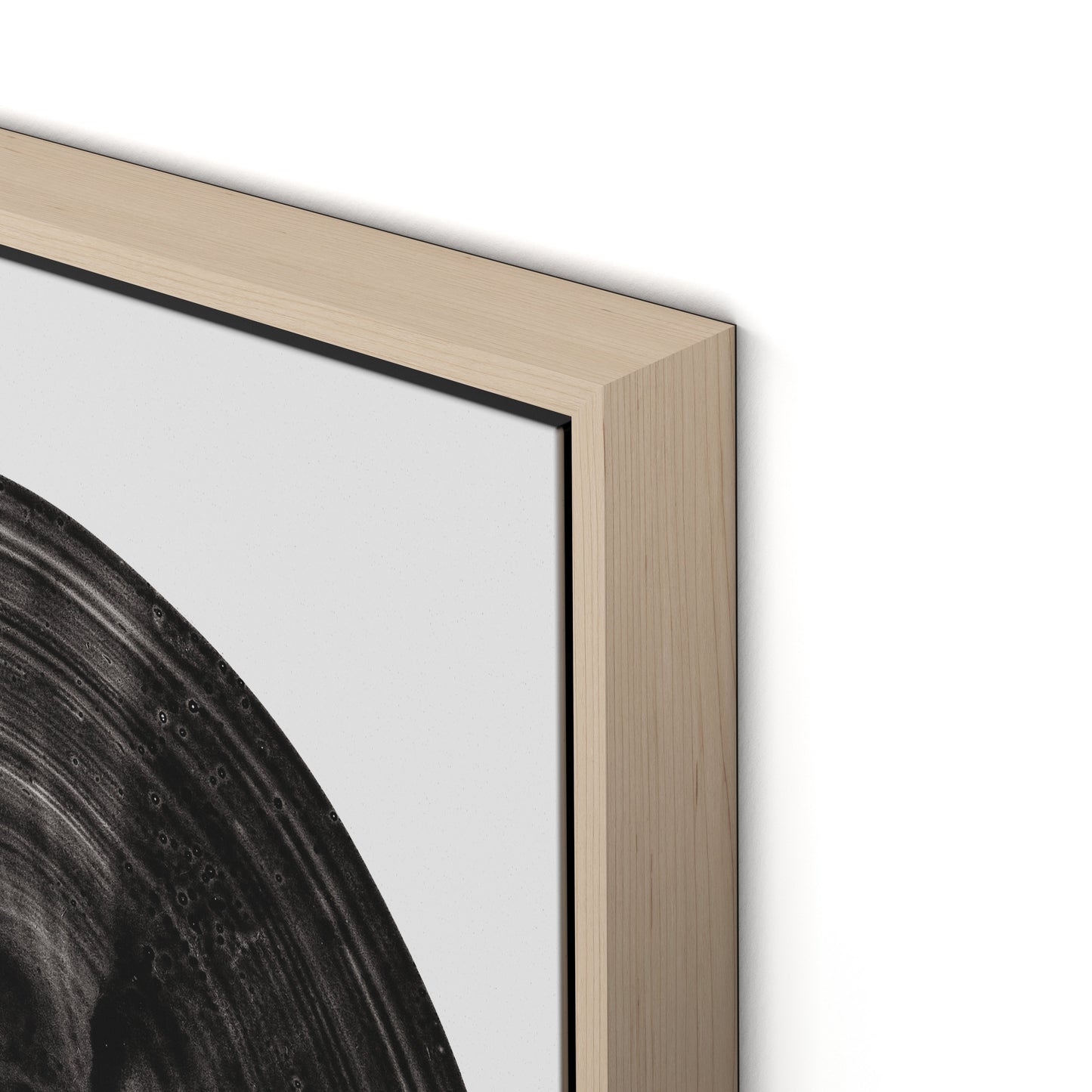 Flow Canvas Floater Framed / 24 x 32 in / Natural Maple