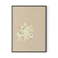 Botanical II Canvas Floater Framed / 24 x 32 in / Black