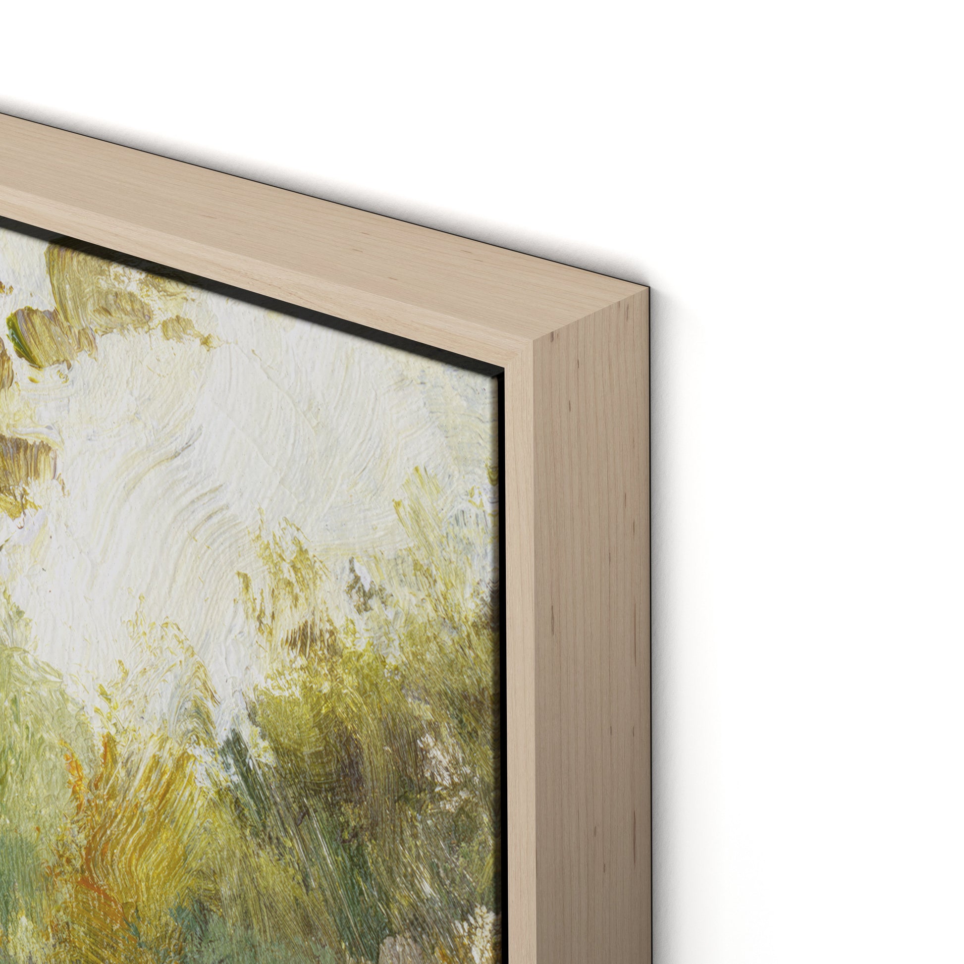 Respite V Canvas Floater Framed / 24 x 32 in / Natural Maple