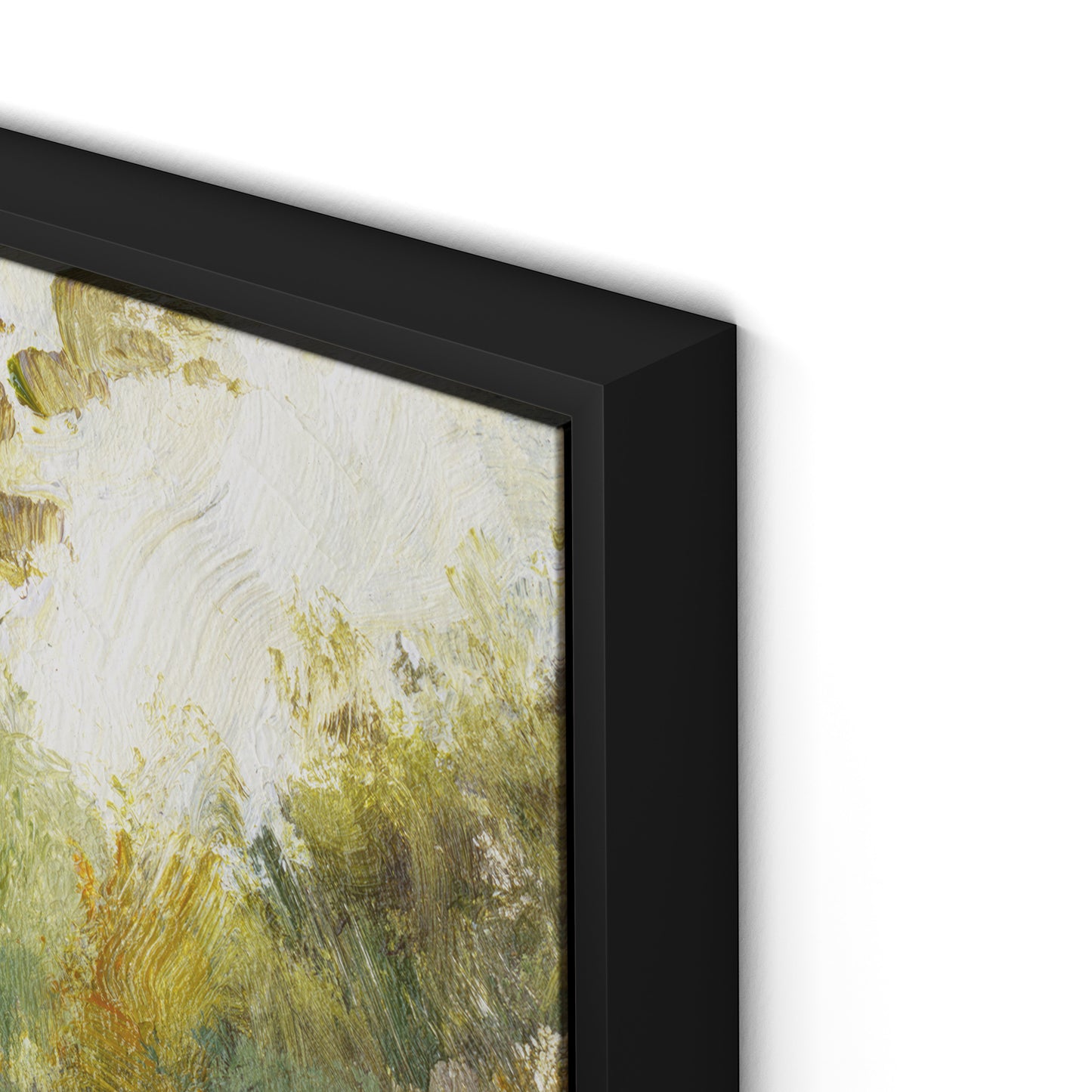 Respite V Canvas Floater Framed / 24 x 32 in / Black