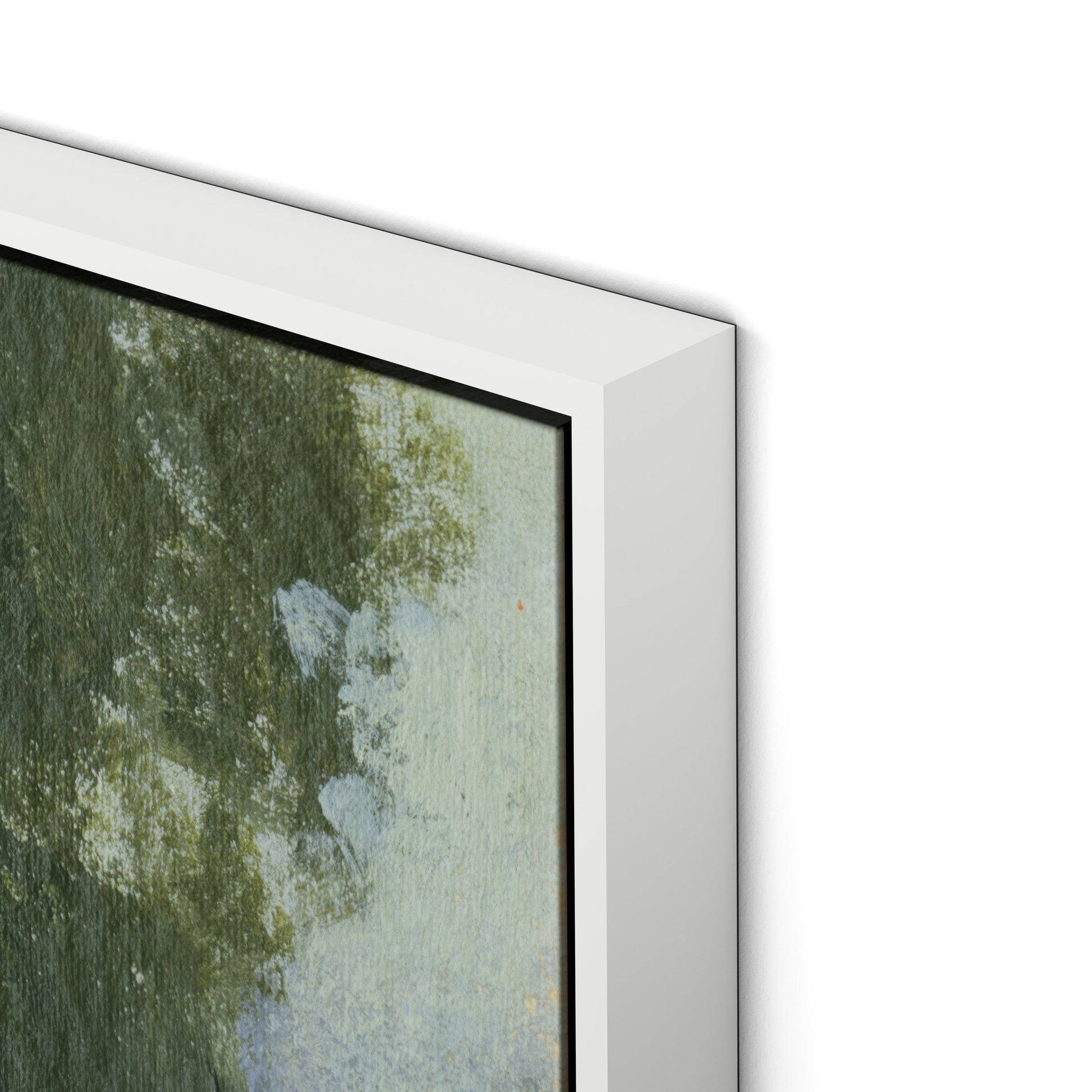 Respite XI Canvas Floater Framed / 24 x 32 in / White