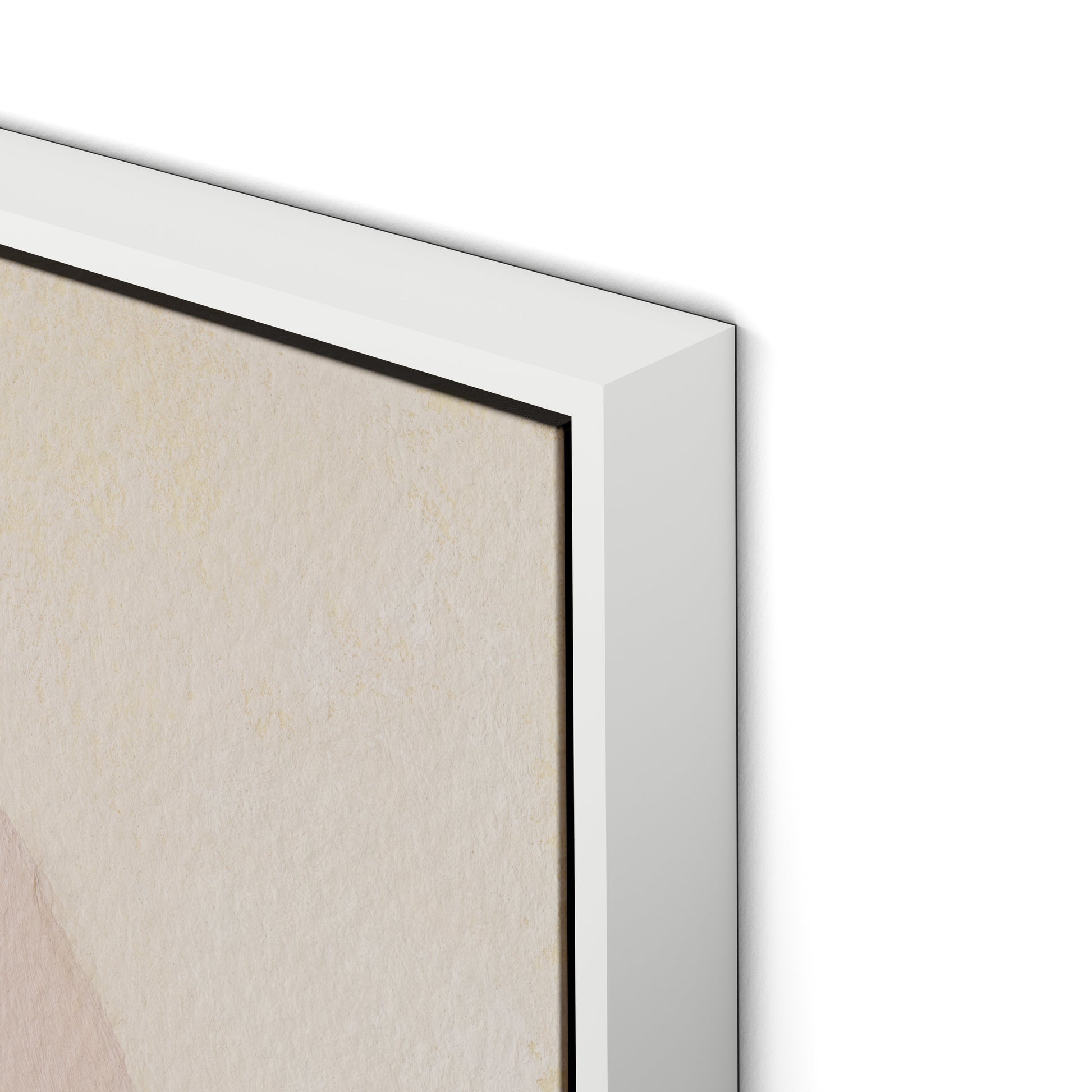 Vignette XIV Canvas Floater Framed / 24 x 32 in / White