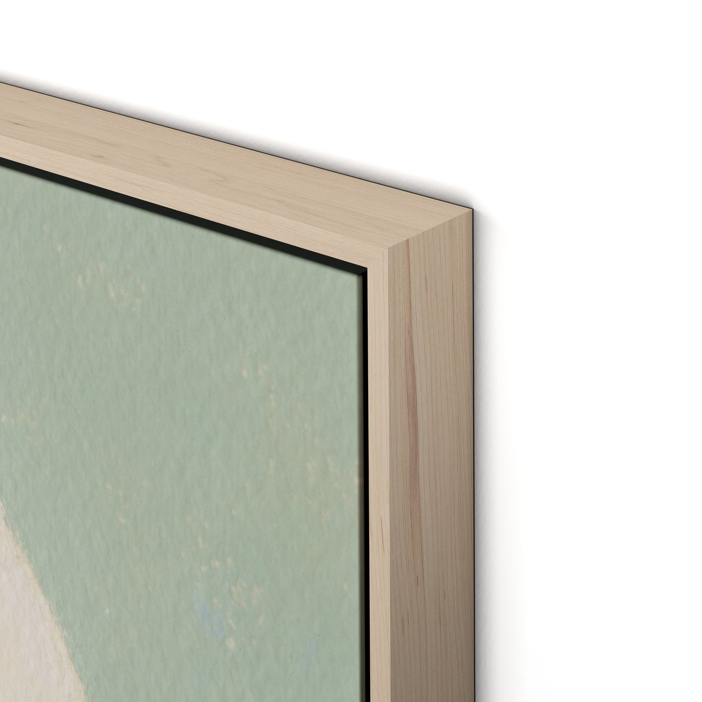 Vignette XIX Canvas Floater Framed / 24 x 32 in / Natural Maple