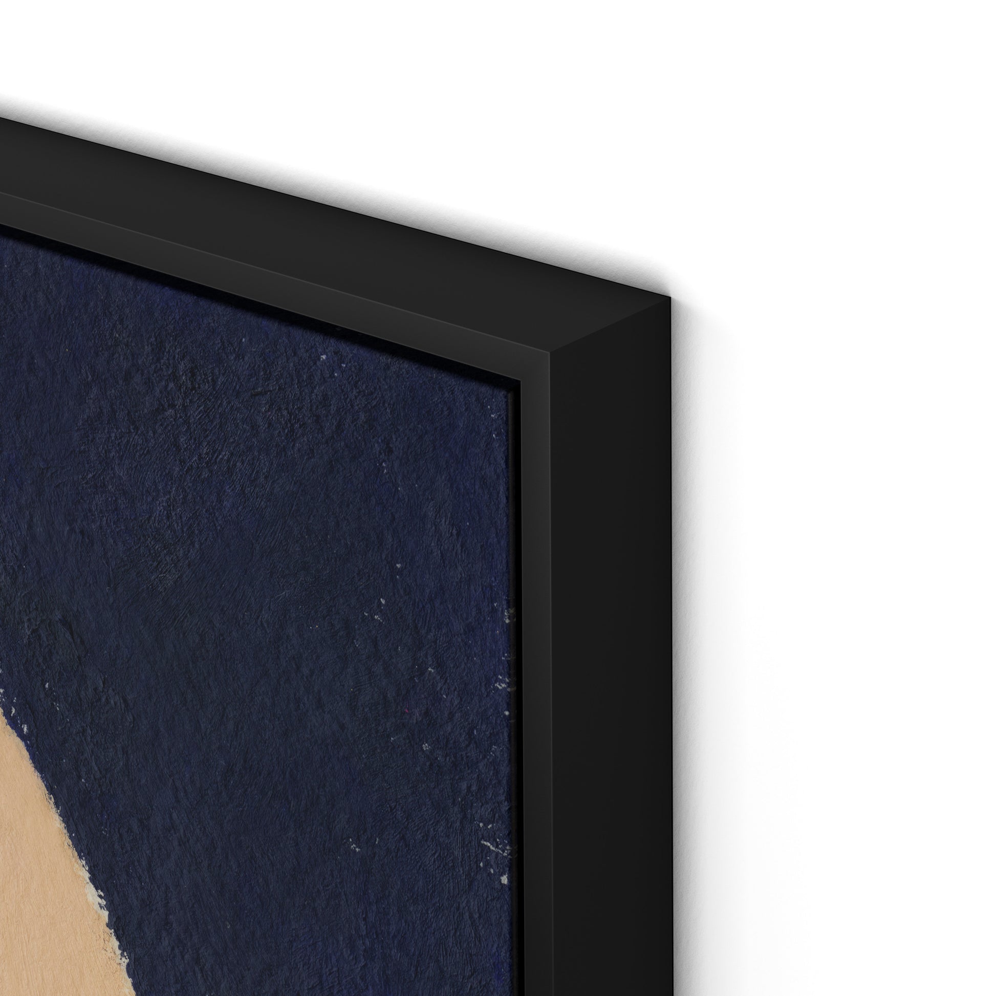 Vignette VII Canvas Floater Framed / 24 x 32 in / Black