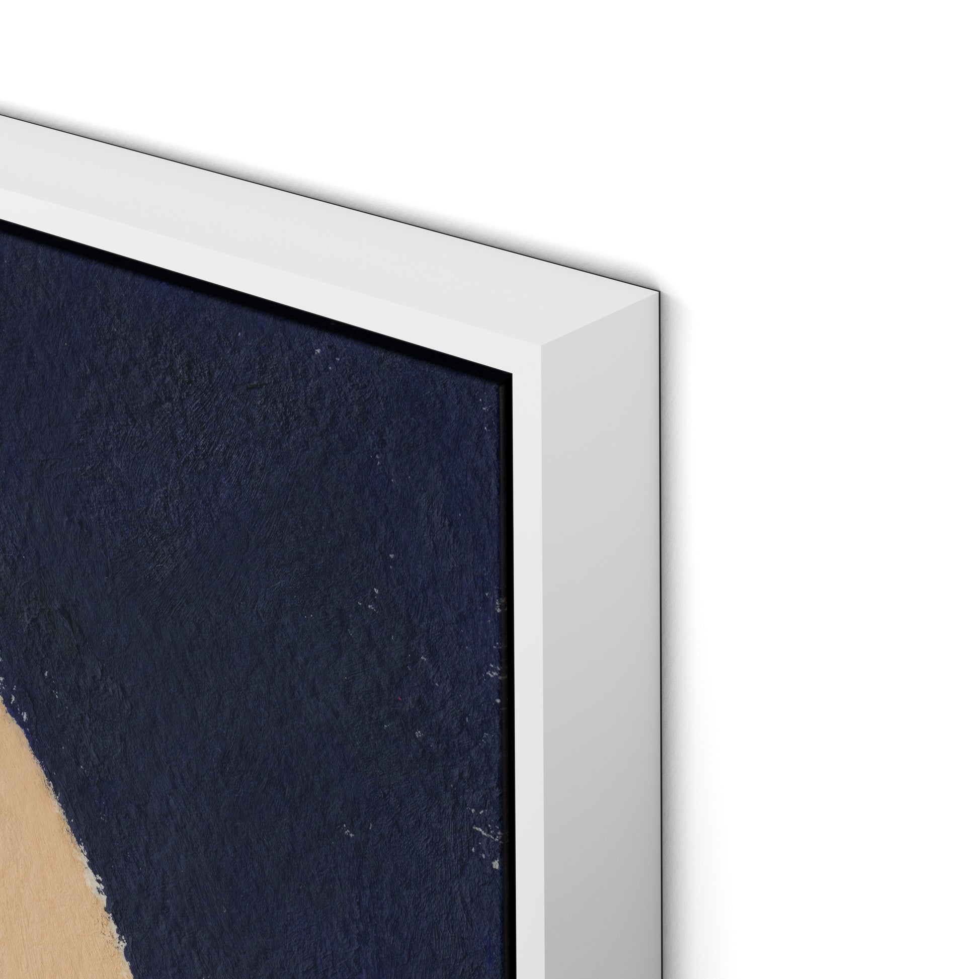 Vignette VII Canvas Floater Framed / 24 x 32 in / White