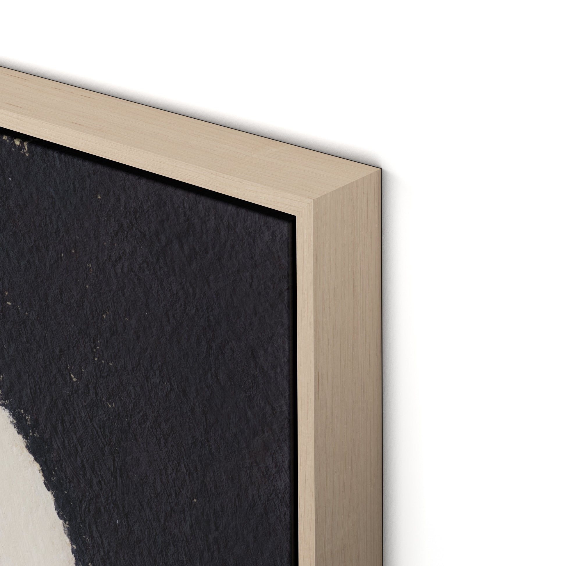 Vignette IV Canvas Floater Framed / 24 x 32 in / Natural Maple