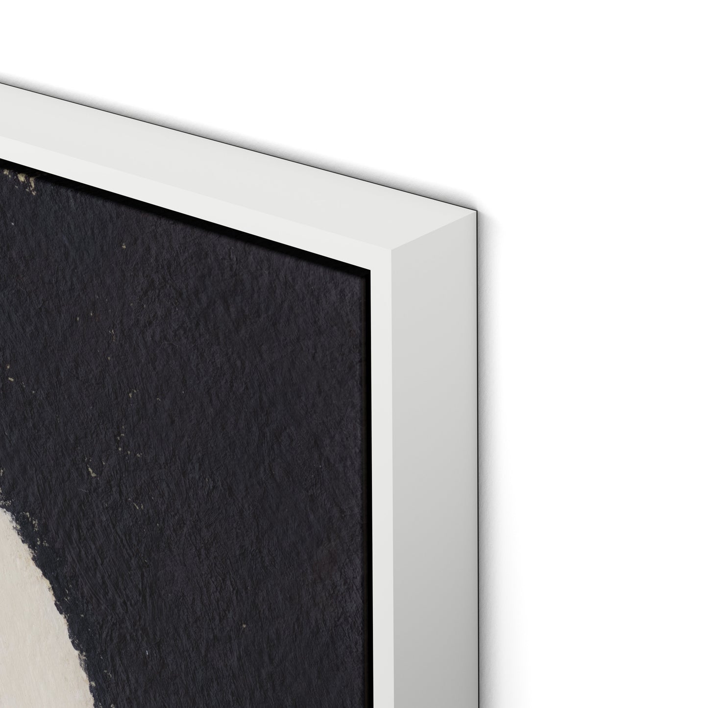 Vignette IV Canvas Floater Framed / 24 x 32 in / White