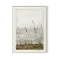 Lakeside Florets Canvas Floater Framed / 24 x 32 in / White