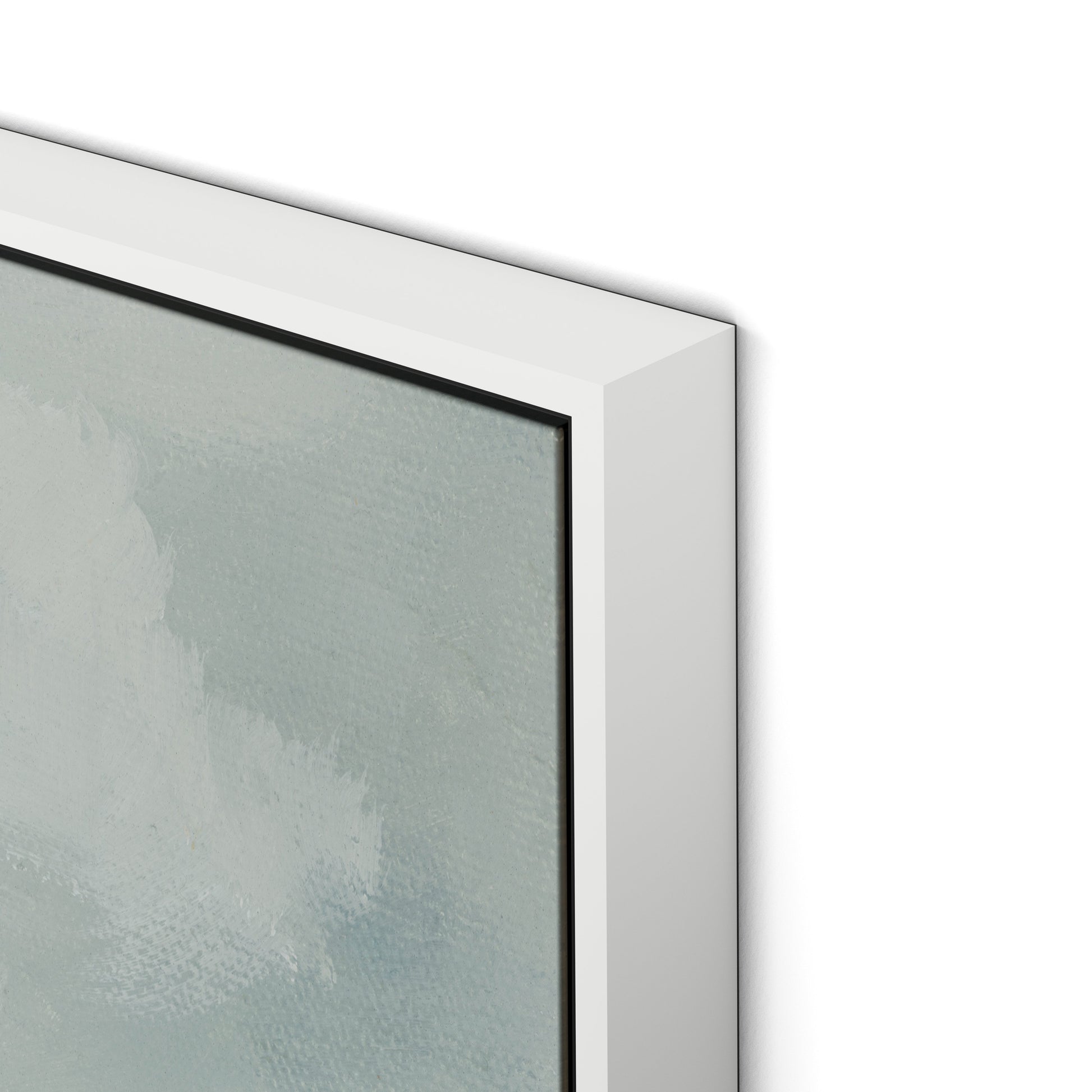 Summer in June Canvas Floater Framed / 24 x 32 in / White