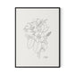 All Flowers Canvas Floater Framed / 24 x 32 in / Black