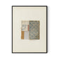 Marguerite Bleue Canvas Floater Framed / 24 x 32 in / Black