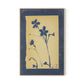 Vintage Blue Daisy Canvas Floater Framed / 21.5 x 32 in / Natural Maple