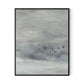 Birds in the Sky II Canvas Floater Framed / 26 x 32 in / Black