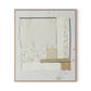 Fabric Collage I Canvas Floater Framed / 27.5 x 32 in / Natural Maple