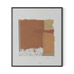 Fabric Collage II Canvas Floater Framed / 27.5 x 32 in / Black
