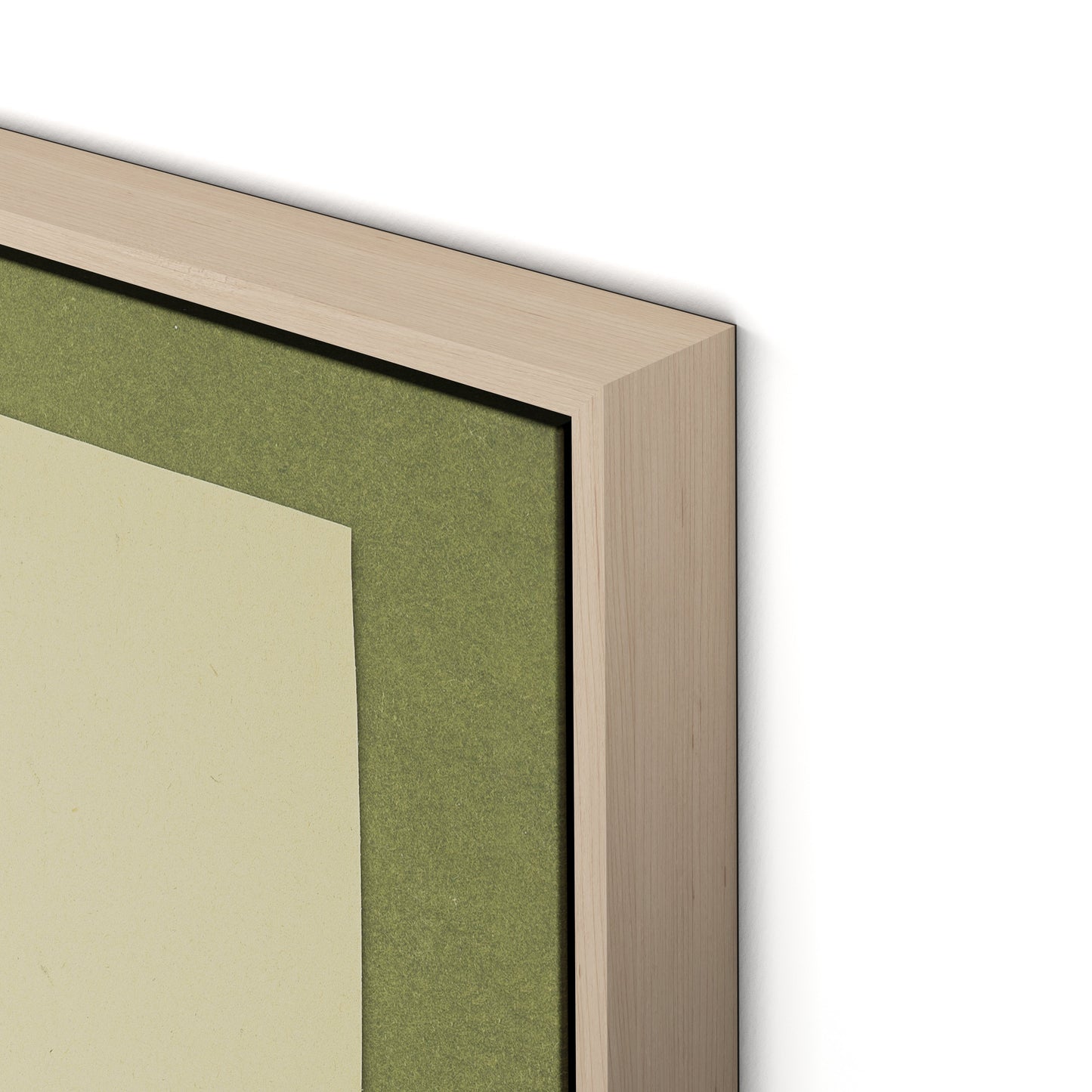 Wildflower Medley Canvas Floater Framed / 24 x 32 in / Natural Maple