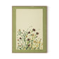 Wildflower Medley Canvas Floater Framed / 24 x 32 in / Natural Maple