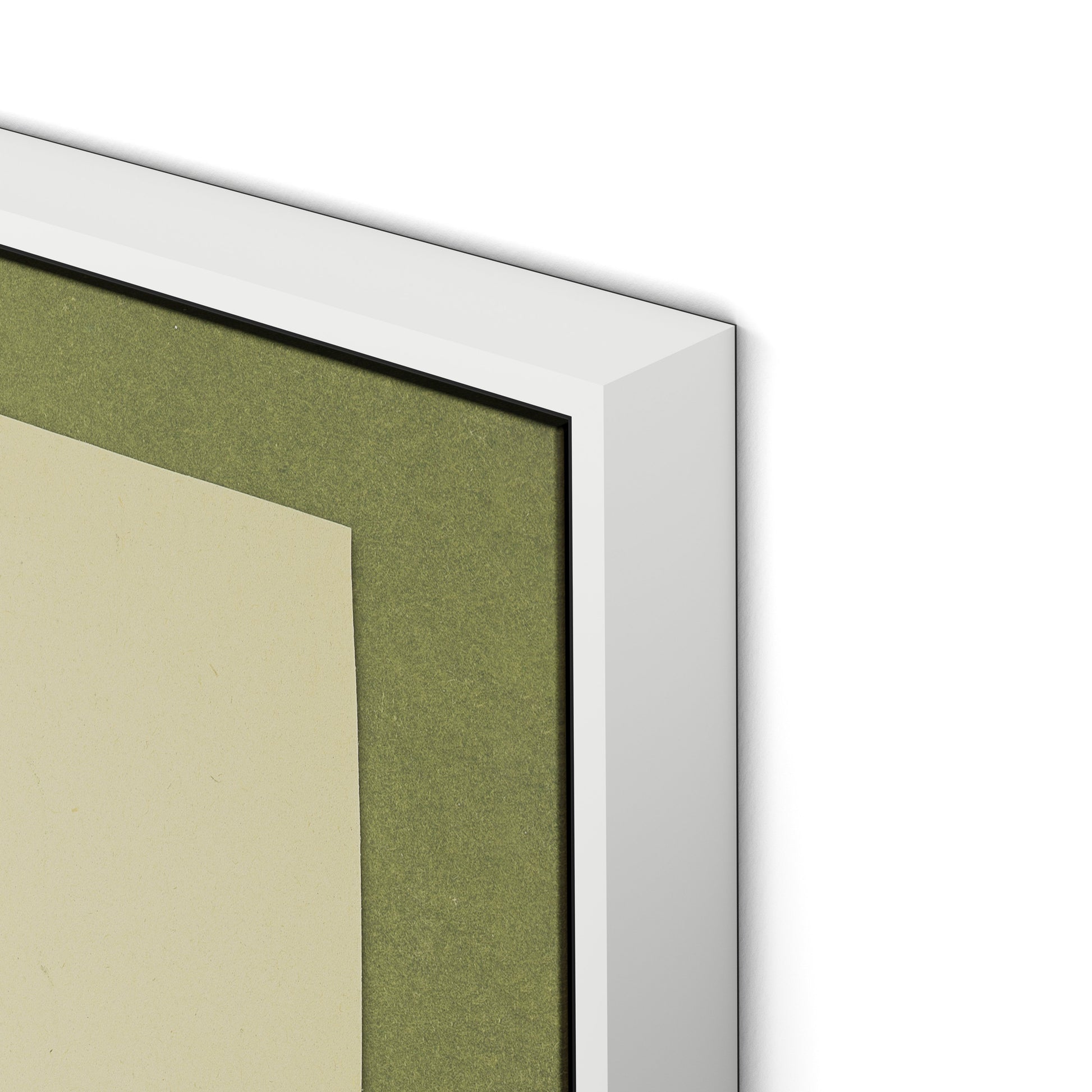 Wildflower Medley Canvas Floater Framed / 24 x 32 in / White