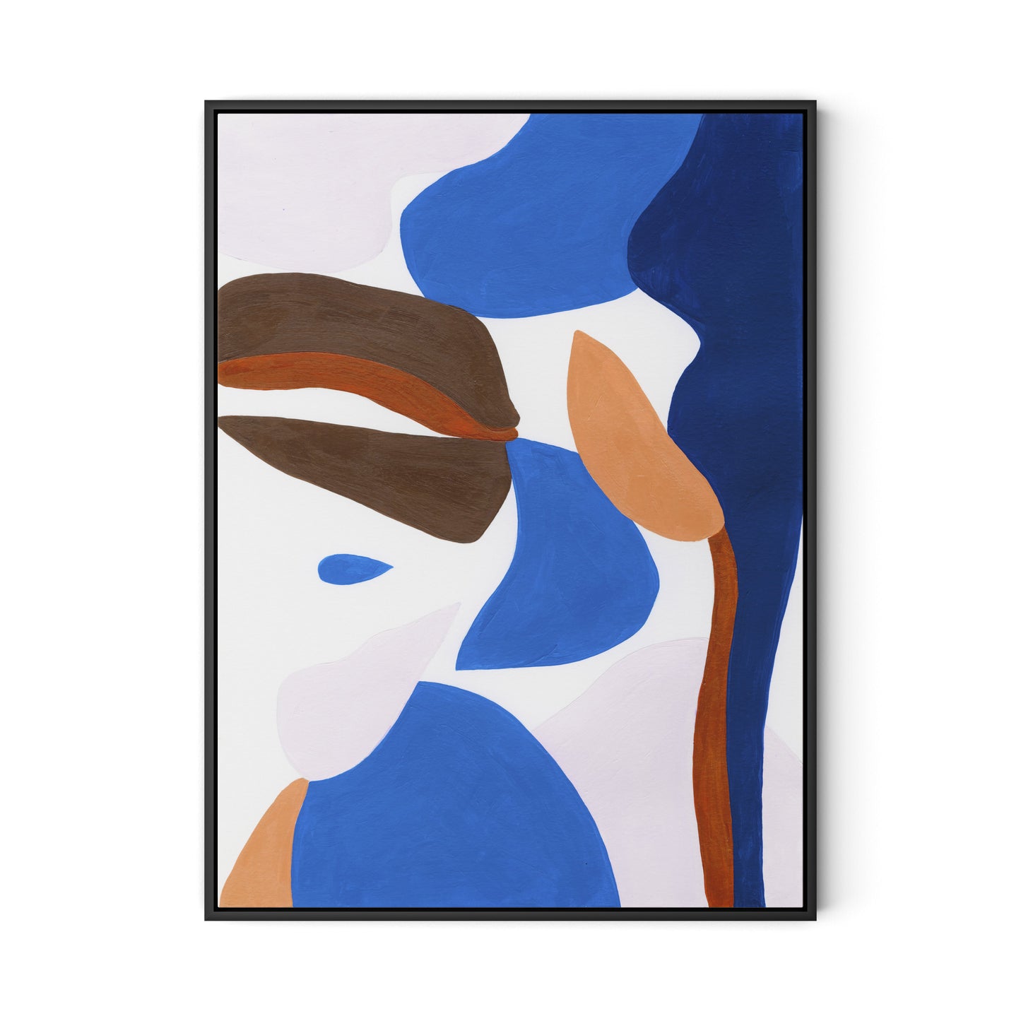 Gallinule No. 6 Canvas Floater Framed / 24 x 32 in / Black