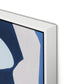 Blue No. 8 Canvas Floater Framed / 24 x 32 in / White