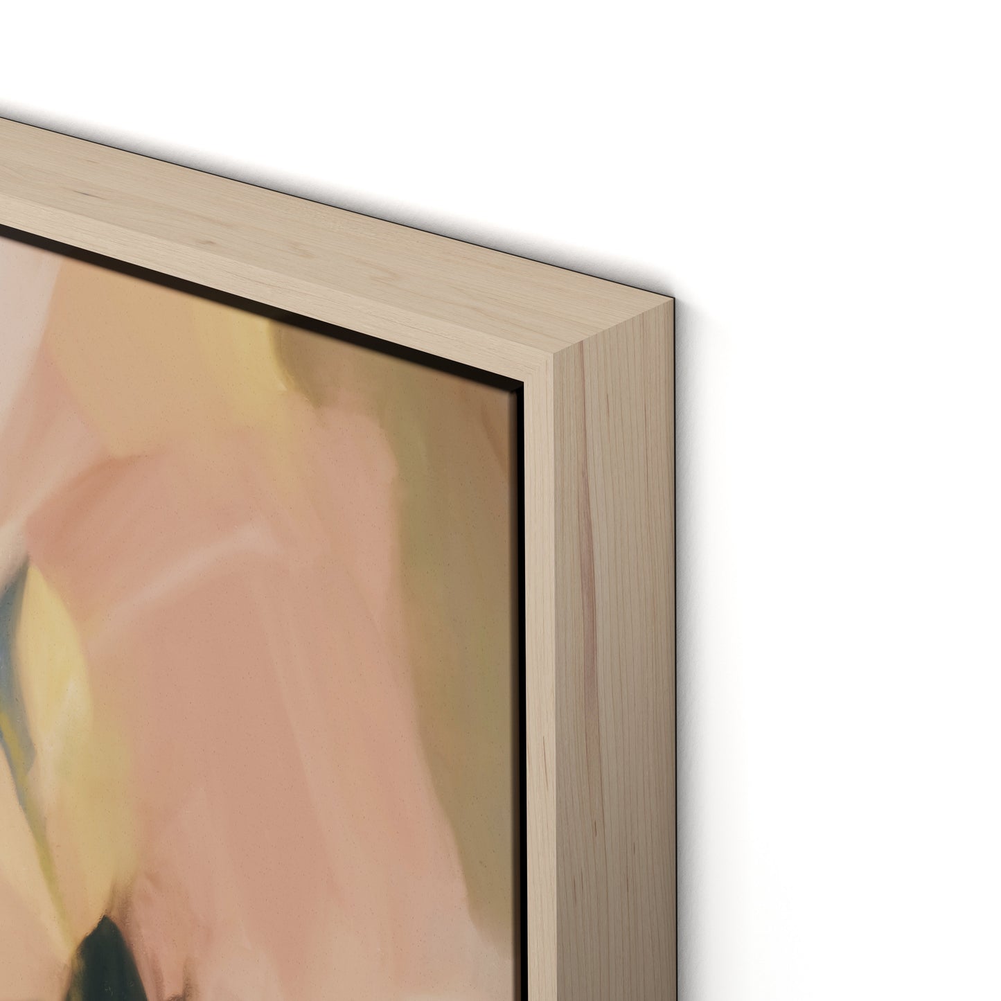 Merielle Canvas Floater Framed / 22 x 32 in / Natural Maple