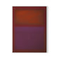 Composition Burgundy Canvas Floater Framed / 24 x 32 in / White