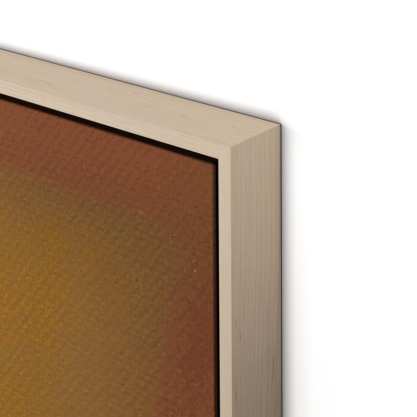 Composition Deep Canvas Floater Framed / 24 x 32 in / Natural Maple