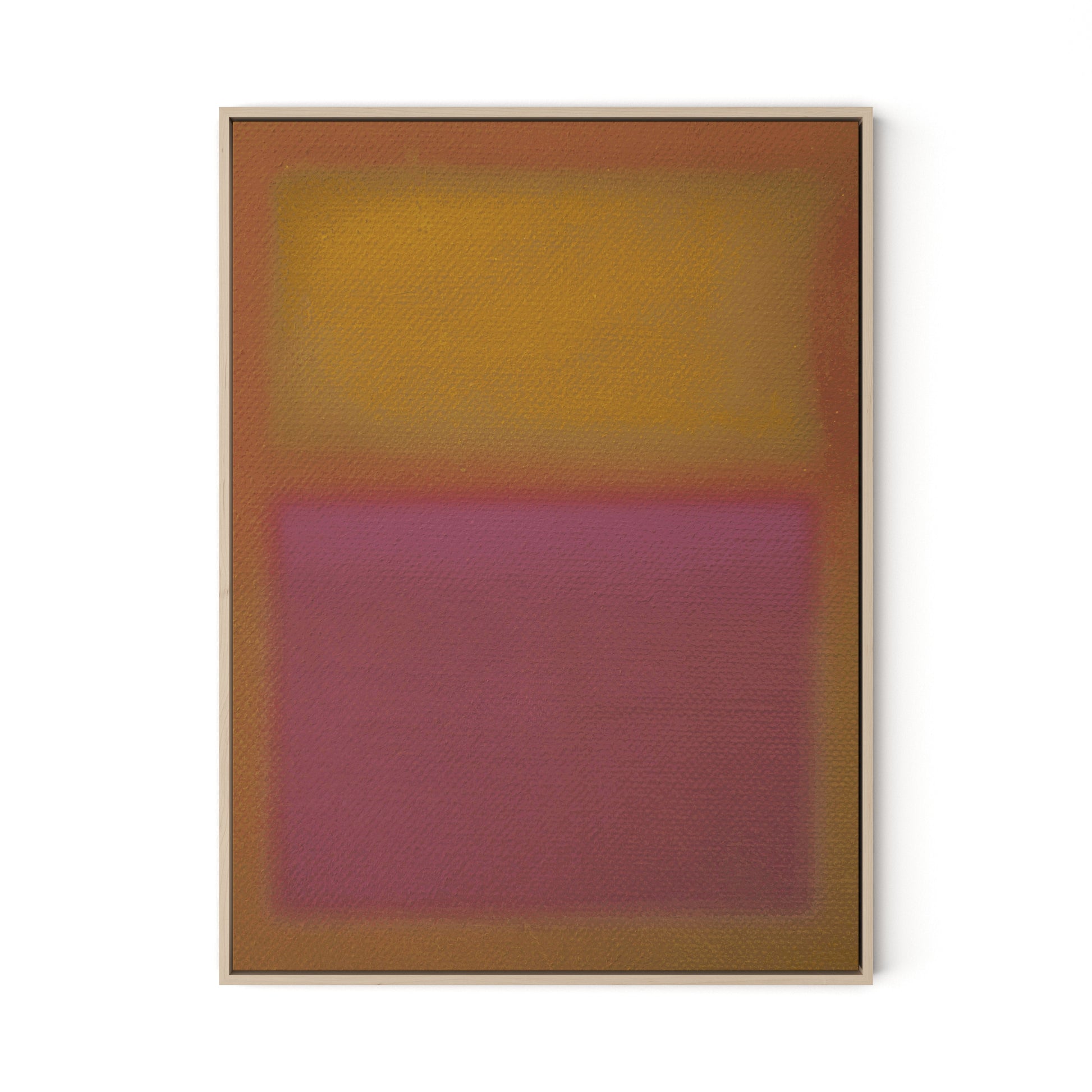 Composition Deep Canvas Floater Framed / 24 x 32 in / Natural Maple