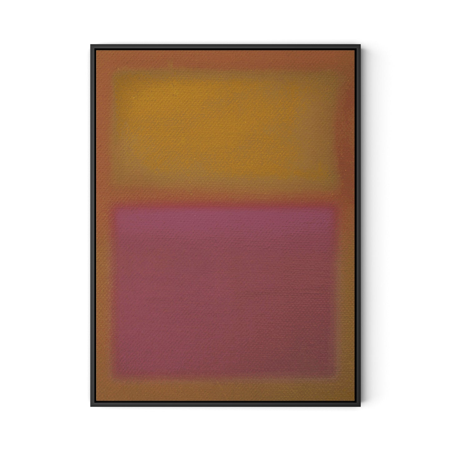 Composition Deep Canvas Floater Framed / 24 x 32 in / Black