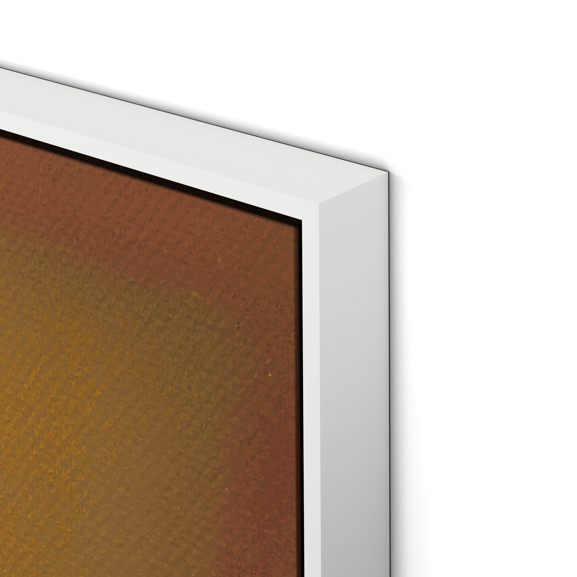 Composition Deep Canvas Floater Framed / 24 x 32 in / White